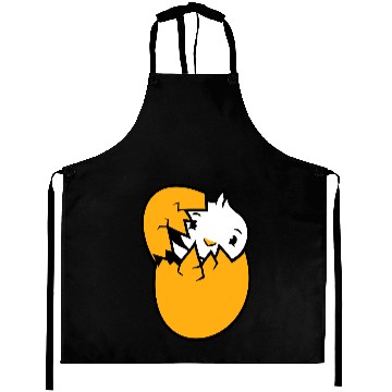 Discover Bird Duck Hatches Egg Easter Easter Egg Baby Child Aprons