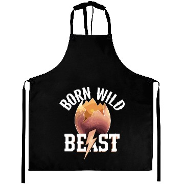 Discover Born Wild Beast Eggshell Lightning Adventure Aprons