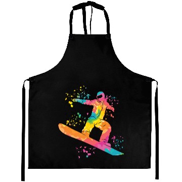 Discover Snowboarder Snowboard Snowboarding Aprons