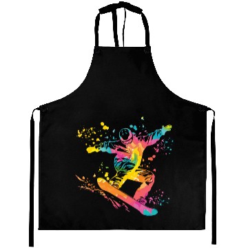 Discover Snowboarder Snowboard Snowboarding Aprons