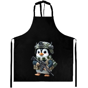 Discover Penguin In Military Aprons