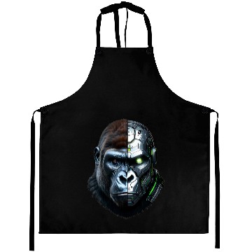 Discover Cyborg Gorilla Aprons