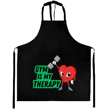 Discover Gym is my therapy Aprons