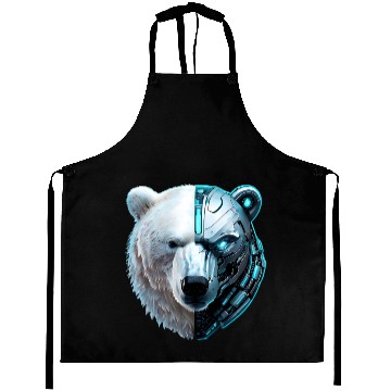 Discover Cyborg Polar Bear Aprons