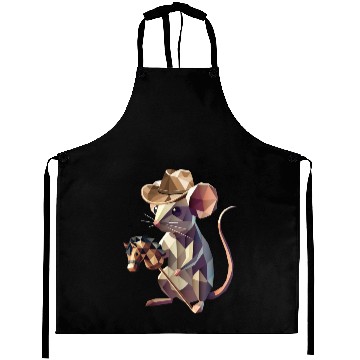 Discover Cowboy Mouse with Hobby Horse Aprons