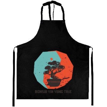 Discover Bonsai Yin Yang Tree Meditative Art Aprons