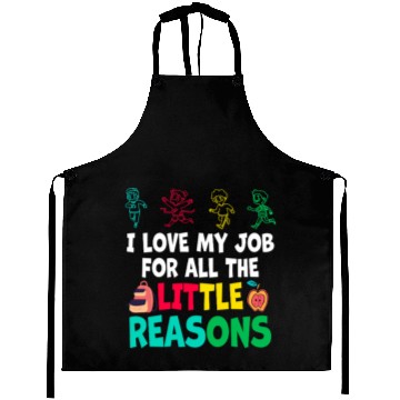 Discover I Love My Job For All The Little Reasons Aprons