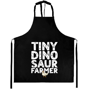 Discover Tiny dino farmer - Dinosaur Funny Dinosaur Farmer Aprons