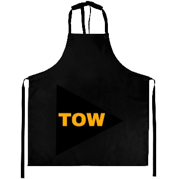 Discover Tow arrow triangle black yellow towing racecar Aprons