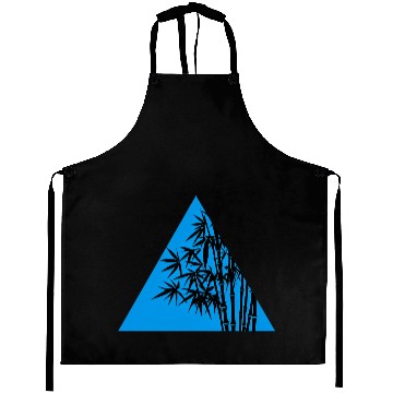 Discover A Blue Triangle and Bamboo Aprons