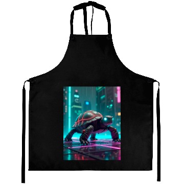 Discover Cyberpunk Turtle Aprons