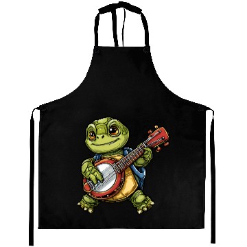 Discover Turtle with a Guitar Aprons
