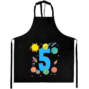 Discover Birthday Space Themed Number Five Adventure Aprons