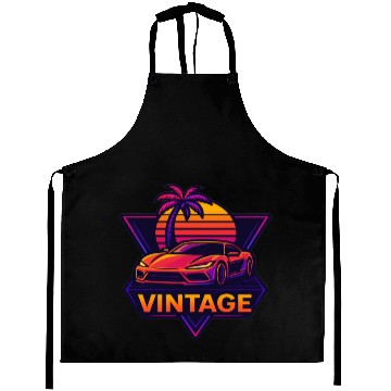 Discover Retro Drive – Neon Synthwave Speed Aprons