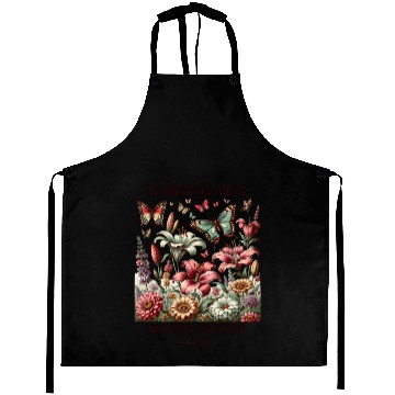Discover He makes all things bloom in their time Aprons