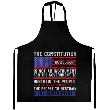 Discover The Constitution Is An Instrument US Patriotic Aprons