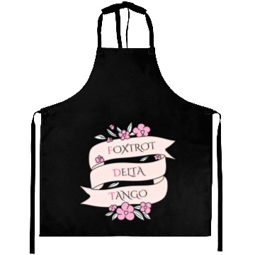 Discover Foxtrot Delta Tango - Floral Subtle FDT Aprons