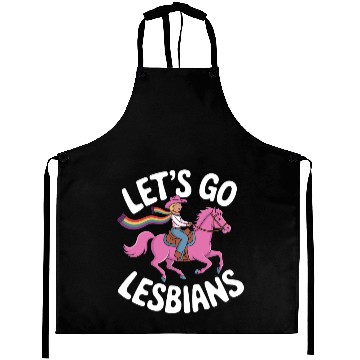 Discover Let’s Go Lesbians Subtle Lesbian Pride Aprons