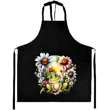 Discover Freckles the Flower Frog Aprons