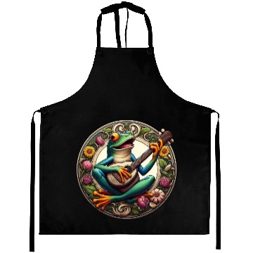 Discover Guitar Frog Aprons