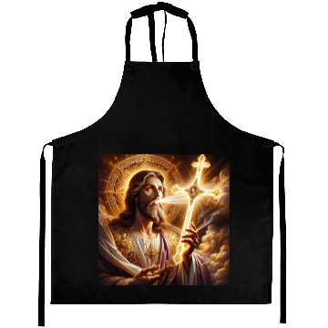 Discover Jesus with Divine Light Aprons
