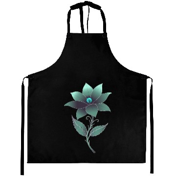 Discover Glowing Fantasy Flower Aprons