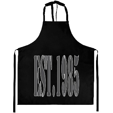 Discover EST. 1985 Gray Edition Aprons – Timeless Vintage