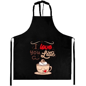 Discover I Love You a Latte Aprons