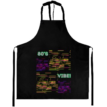 Discover 80s Aesthetic Vibes and Retro Neon Throwback Aprons