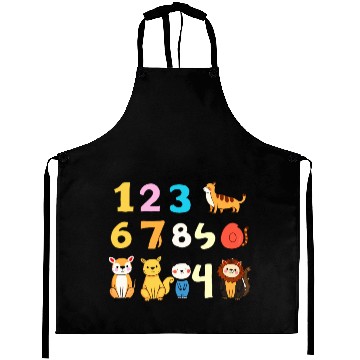 Discover Number Animals Aprons