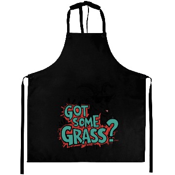 Discover Goat Some Grass? Meme Goat Energy Aprons