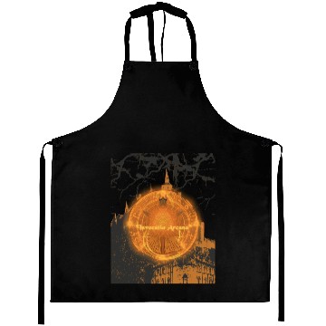 Discover Arcane Summoning Ritual - Dark Magic Fantasy Art Aprons
