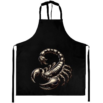 Discover metal scorpion Aprons