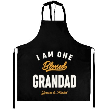 Discover I Am One Blessed Grandad Dad Grandpa Aprons