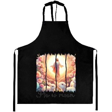 Discover Easter Day Jesus He is risen Aprons