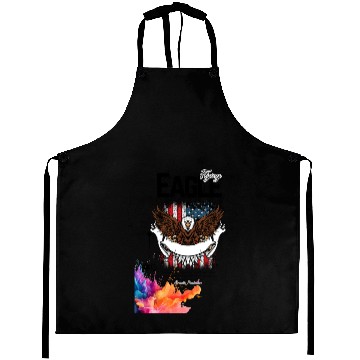 Discover Eagle Full American Flag Bald Eagle Feather Style Aprons