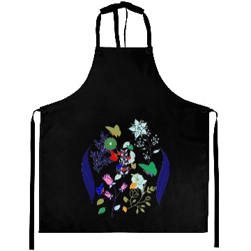 Discover Flowers, Birds, and Butterfly Aprons