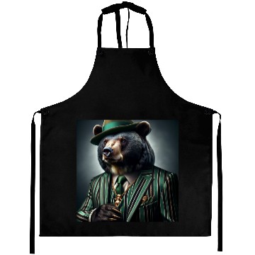 Discover Money Gangster Bear Aprons