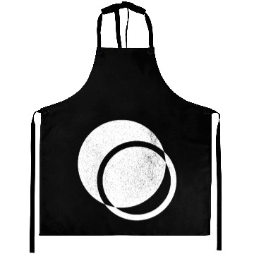 Discover Minimalist Overlapping Circles Graphic Aprons – R