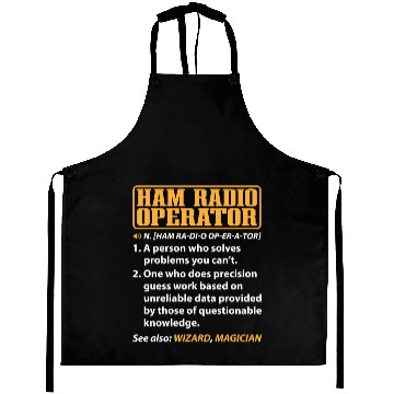 Discover Ham radio operator amateur definition Aprons