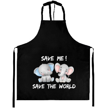 Discover World Elephant Day. Aprons