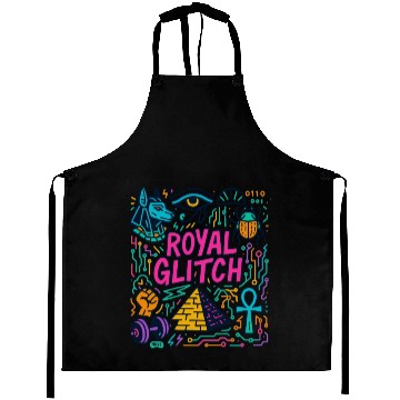 Discover ROYAL GLITCH – Doodle Edition Aprons