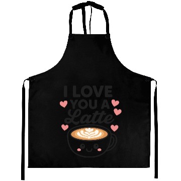 Discover I love you a latte Aprons