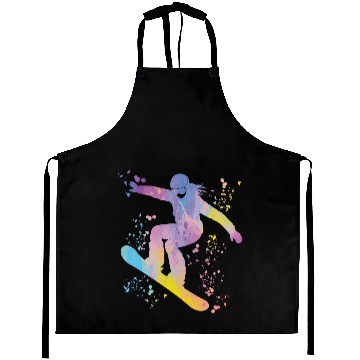 Discover Snowboarder Snowboard Snowboarding Aprons