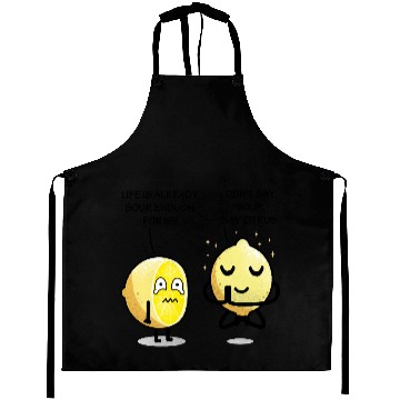 Discover Be positive lemon Aprons