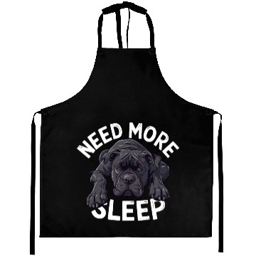 Discover Need More Sleep Lazy Dog Design for Dog Lovers Aprons