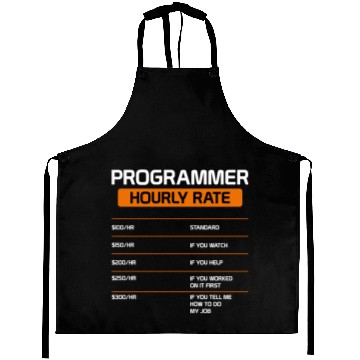 Discover Programmer Hourly Rate Funny Computer Science Aprons