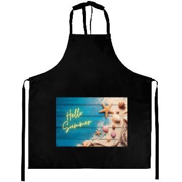 Discover Hello Summer 2025 Aprons – Beach Vibes & Neon Glow