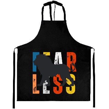 Discover Fearless Lion Head Aprons– Power, Pride & Strength