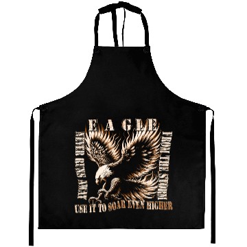 Discover The eagle in the storm Aprons